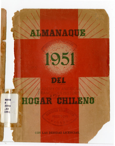 299 Almanaquedel del  Hogar Chileno 1951