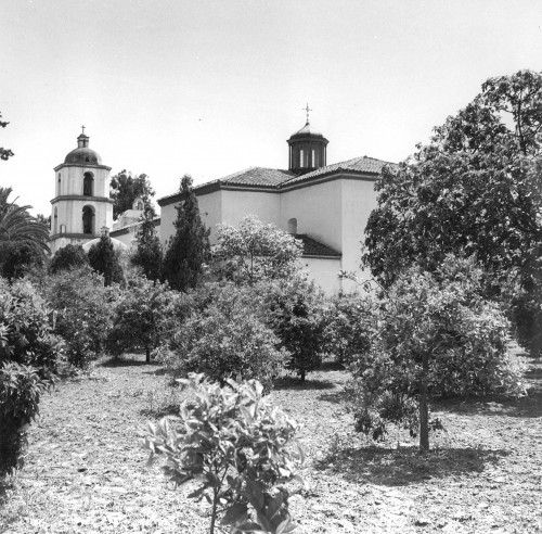 Rear of mission compound
