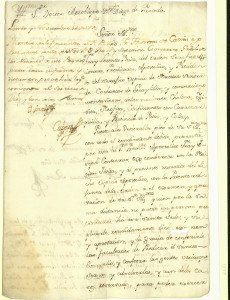 Manuscript #9 from the collection "Peruvian Manuscripts 1636-1796"