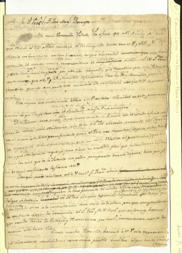 Circular letter to the missions of Nuevo Mexico, January 7, 1801 [Manuscript AAFH 3-21]. Mexico City and Spanish government manuscripts and miscellaneous: 1628-1823 (Manuscript AAFH 3)