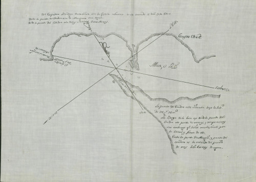 MSS.AAFH.002 (MAP) 
Alta California manuscripts: 1764-1797
Mapa de la bahia de Bodega California
ARCH/MSS | 1764-1797