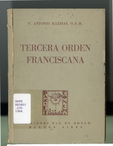 178 Tercera orden franciscana