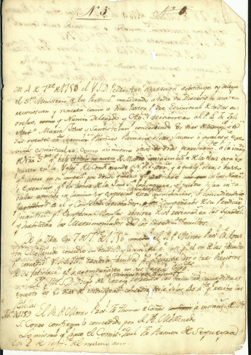 Manuscript #11 from the collection "Peruvian Manuscripts 1636-1796"