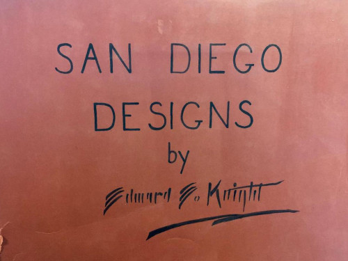 Sample: Edward Knight, San Diego Designs