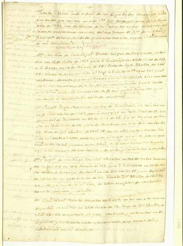 Manuscript #16 from the collection "Peruvian Manuscripts 1636-1796"