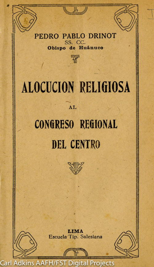 Alocución religiosa: al Congreso Regional del Centro