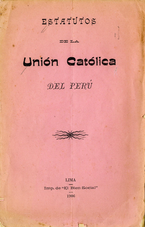 Estatutos de la Unión Católica del Perú